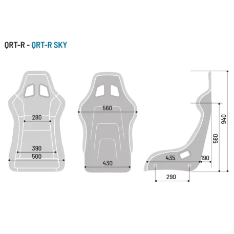 Sedile Qrt-R Sparco Gaming NO Fia - immagine 2