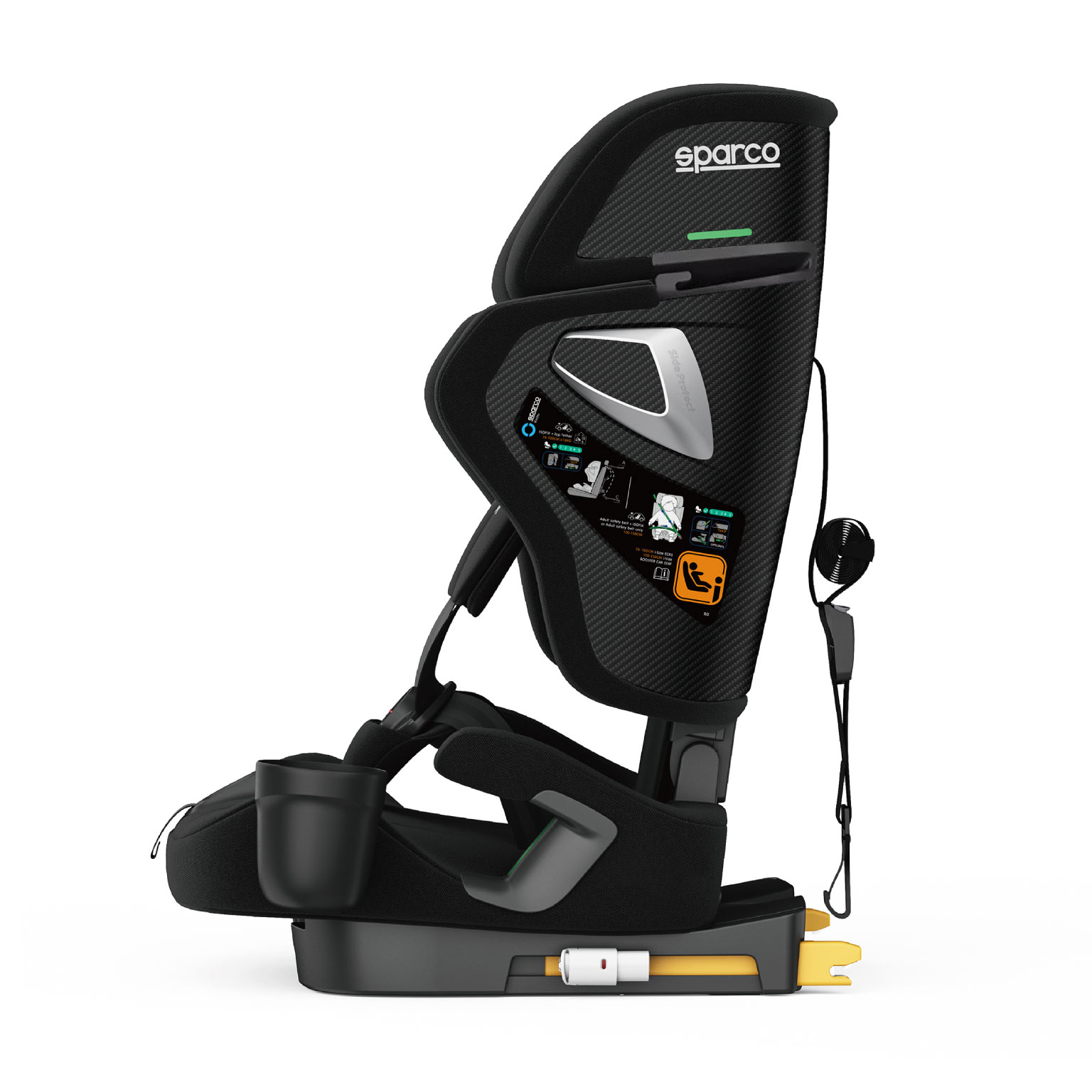 Seggiolino bimbo Sparco SK8000I (76 - 150 cm) Isofix - immagine 2