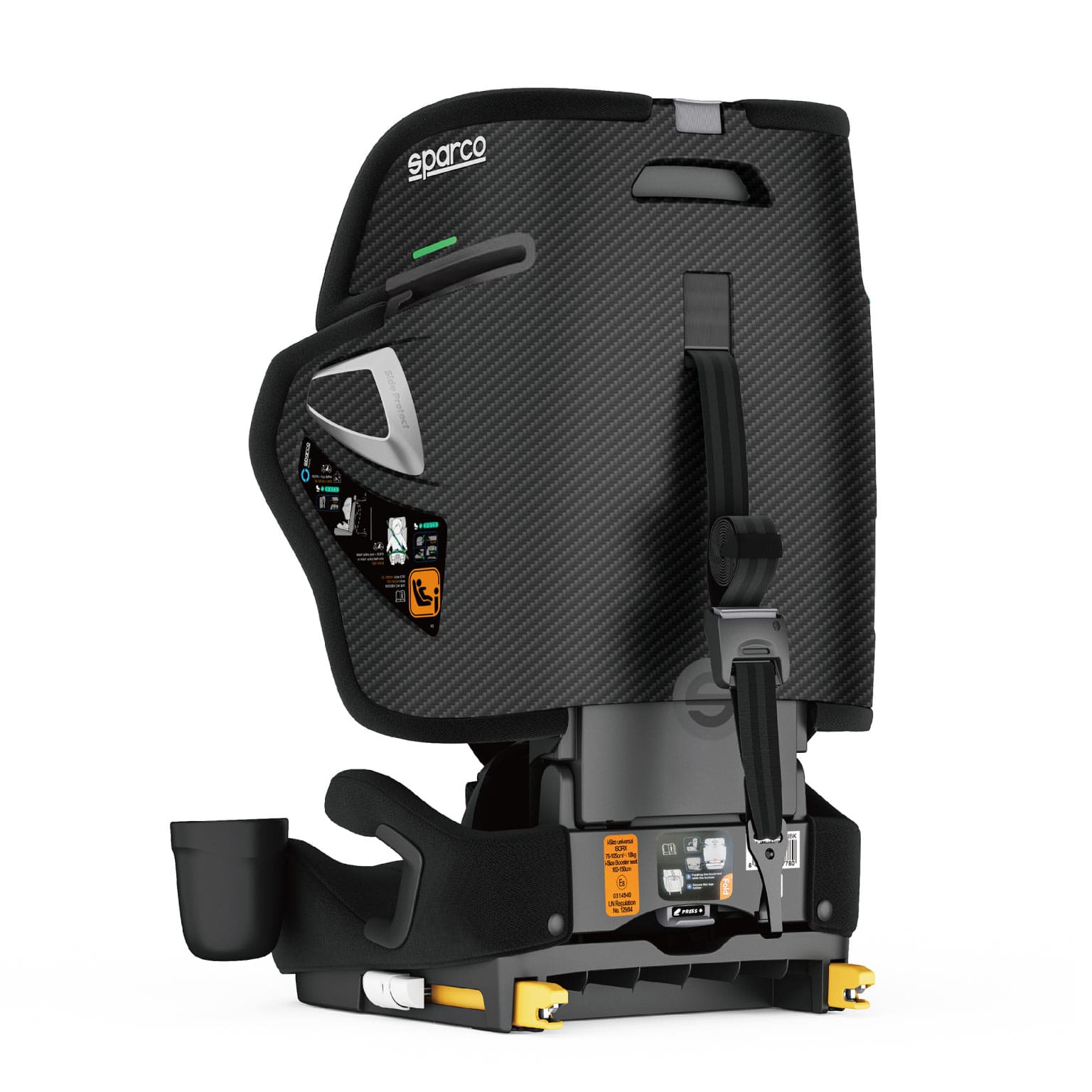 Seggiolino bimbo Sparco SK8000I (76 - 150 cm) Isofix - immagine 3