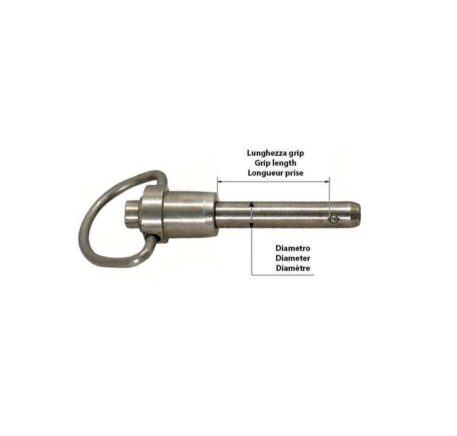 Spina Pip Pins Racetech 1/4" x 0.50”