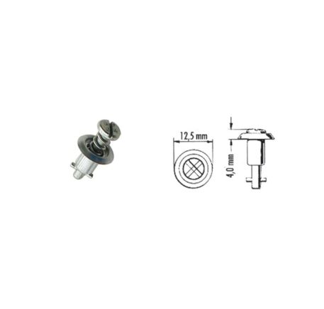 Spina rapida 1/4 di giro Camloc V26S01-21,58 mm
