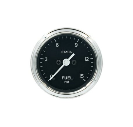Strumento Stack analogico pressione carburante 0-15 psi Classic