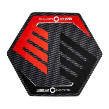 Tappetino postazione Gaming Sparco esagonale