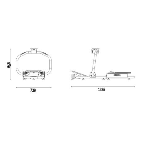 Telaio Evolve Gt-R Gaming Sparco - immagine 2