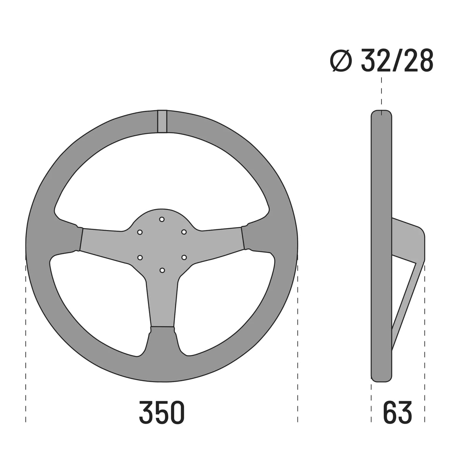 Volante R345 Scamosciato Sparco Prodriveshop