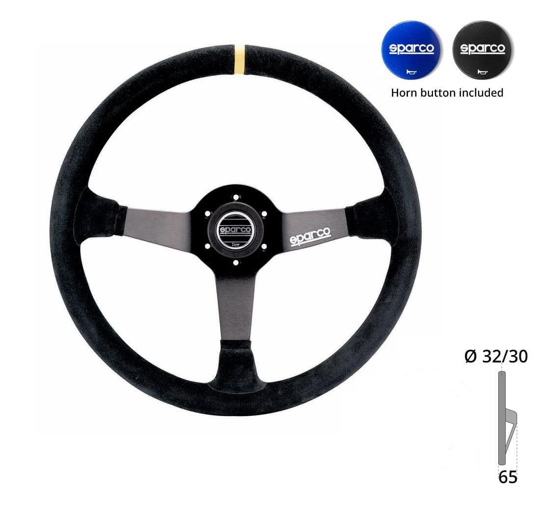 Volante Sparco a Calice Scamosciato Speciale R375 - SPARCO 015R375PSN